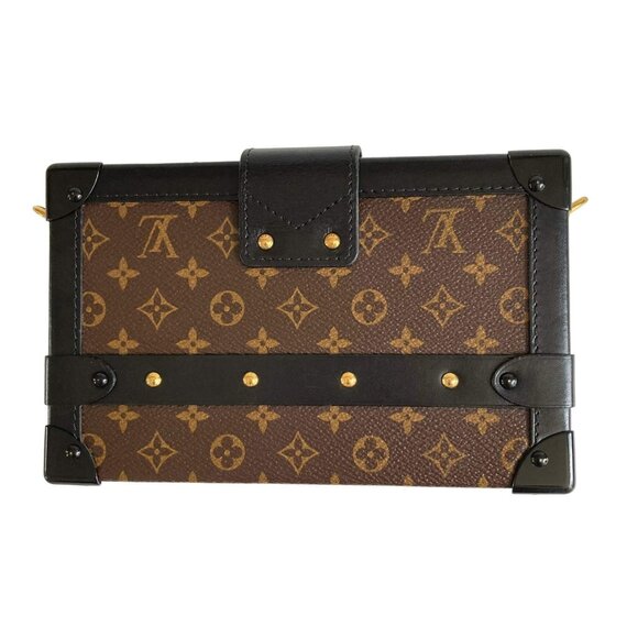 Louis Vuitton Classic Monogram Petite Malle Black - Picture 2 of 8